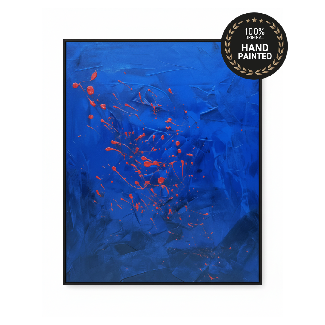 Silent Sparks | Emotional Abstract Canvas Art for Luxury Interiors
