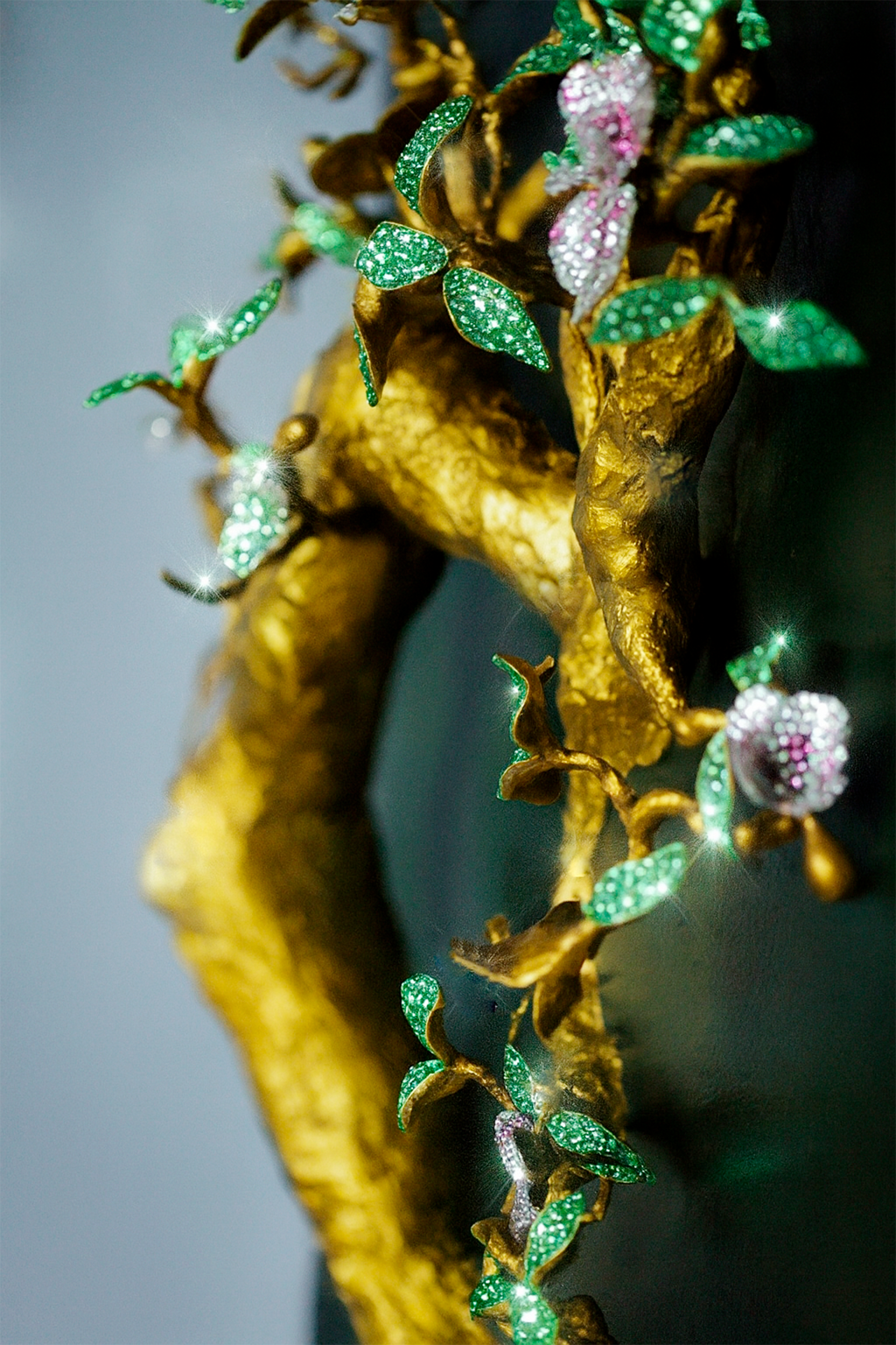 Flowering Tree | Handmade 3D Art | Jewelry painting