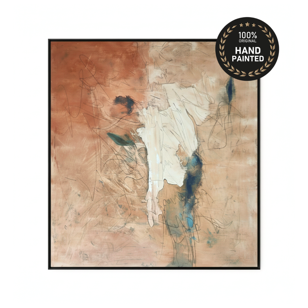 Echoes Beneath the Dust | Textured Abstract Painting