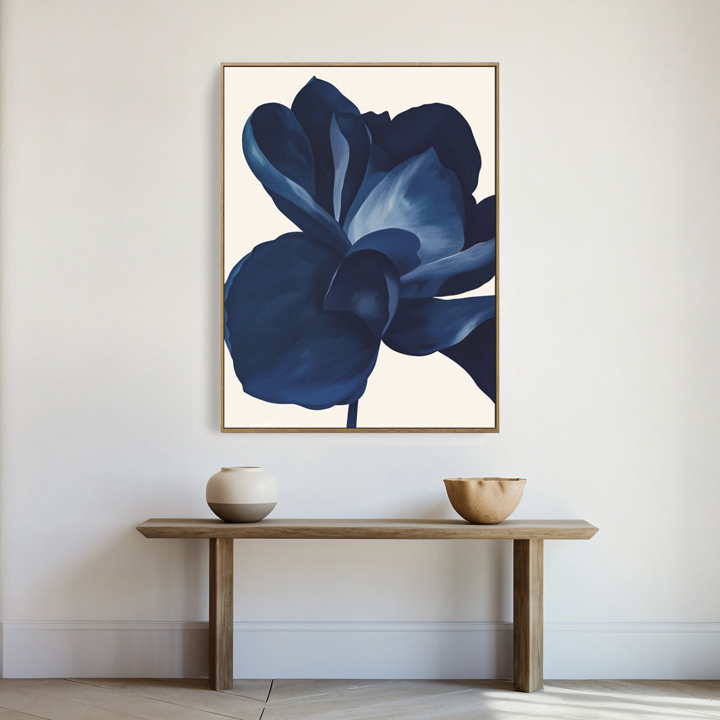 Contemporary abstract canvas art for Dubai interiors