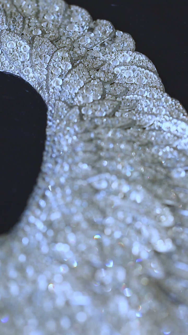 Swan | Handmade 3D Art | Jewelry painting