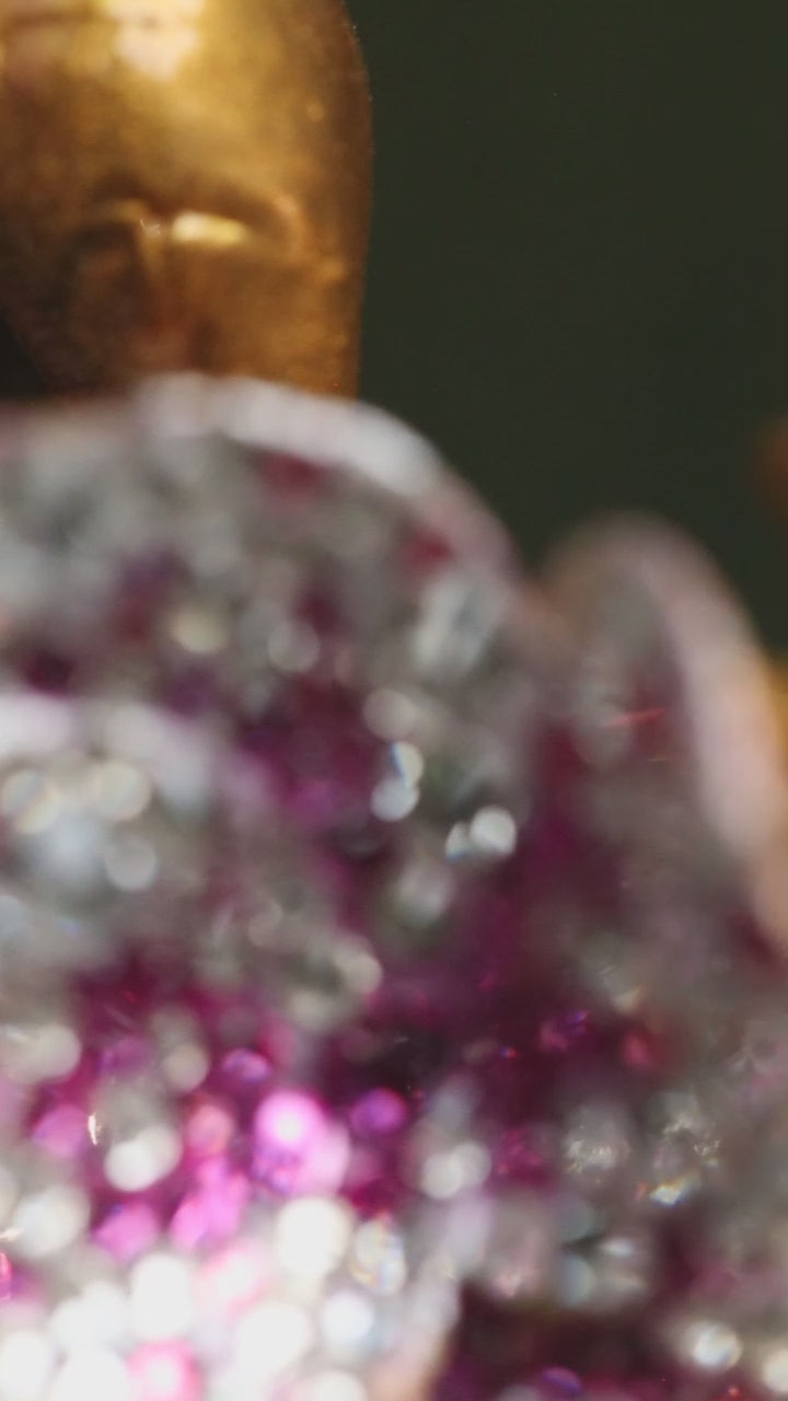 Flowering Tree | Handmade 3D Art | Jewelry painting