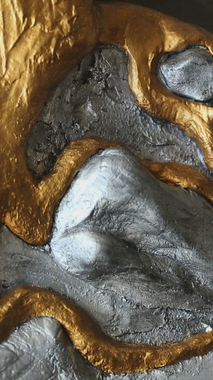 Flowering Tree | Handmade 3D Art | Jewelry painting