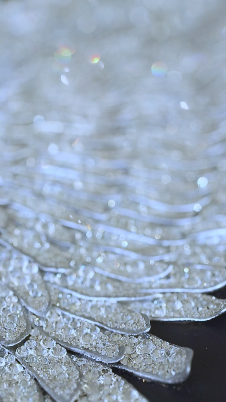 Swan | Handmade 3D Art | Jewelry painting