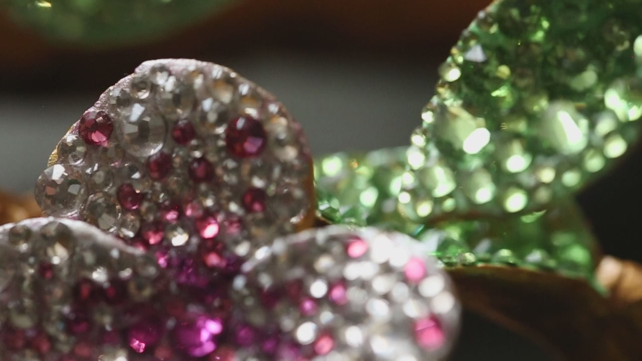 Flowering Tree | Handmade 3D Art | Jewelry painting