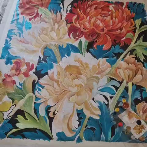 Floral Reprise | Handmade Floral Painting
