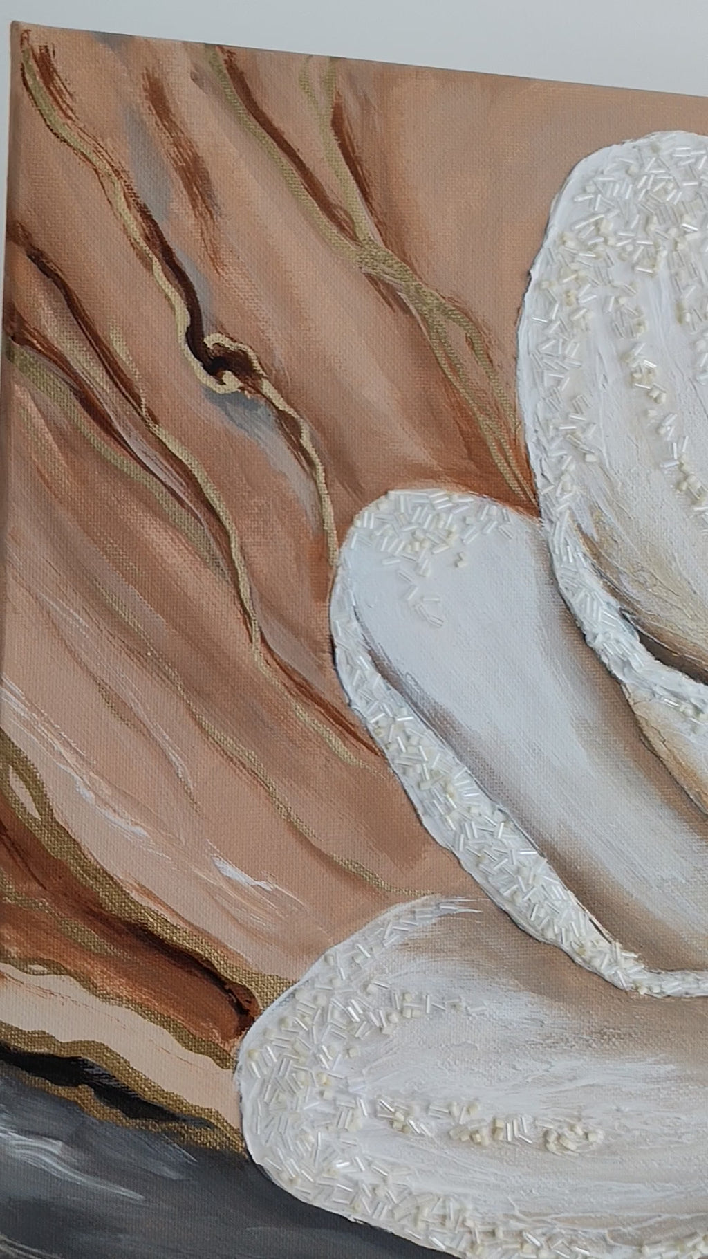 Floral Muse | Original Embroidered Floral Painting