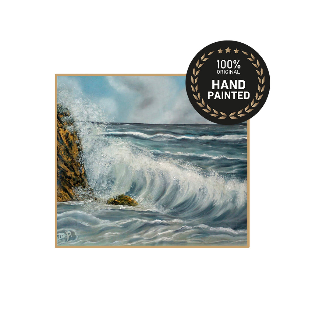 Sea waves | Handmade Canvas Painting