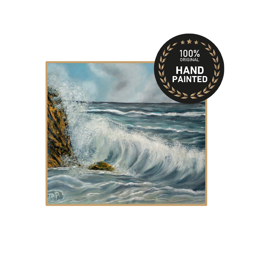 Sea waves | Handmade Canvas Painting