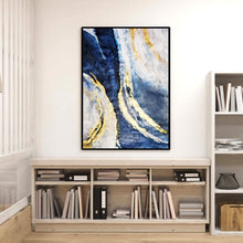 Load image into Gallery viewer, Handmade canvas painting framed and ready to hang
