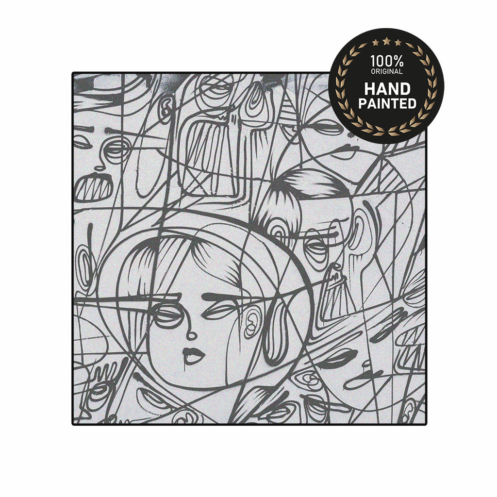 Scribbled Emotions | Printed Canvas Art