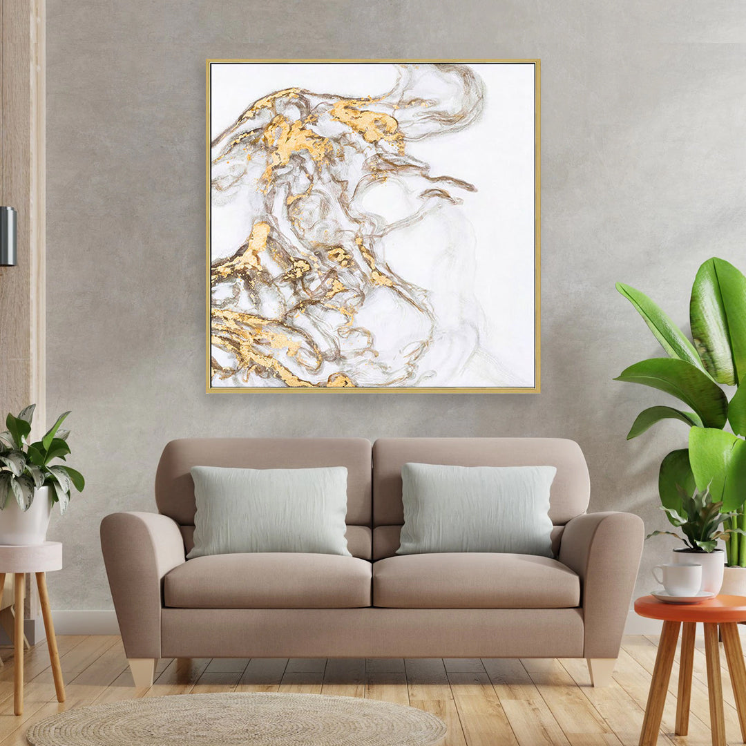Gold Dunes | Handmade Canvas Painting