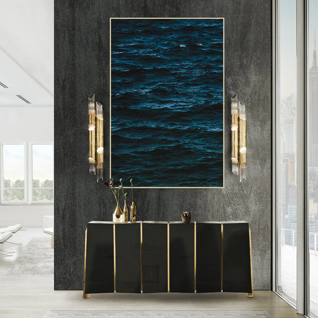 Inky Sway | Printed Canvas Art