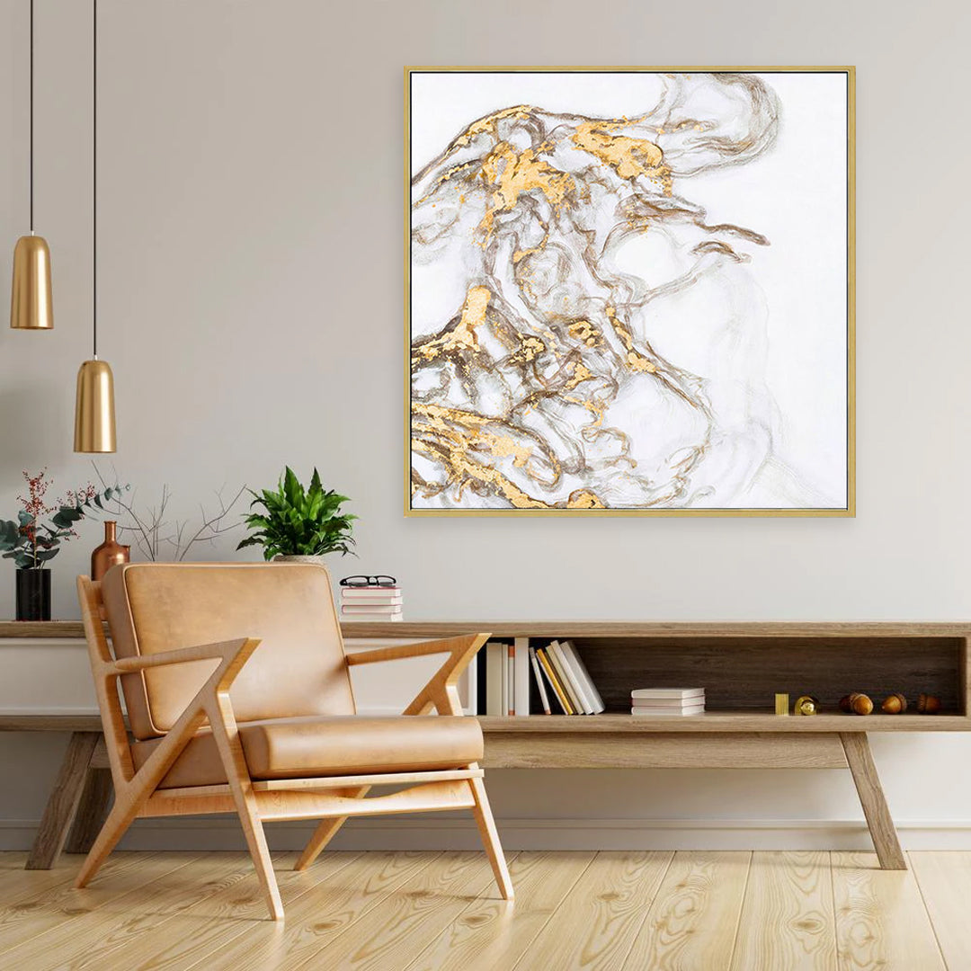 Gold Dunes | Handmade Canvas Painting