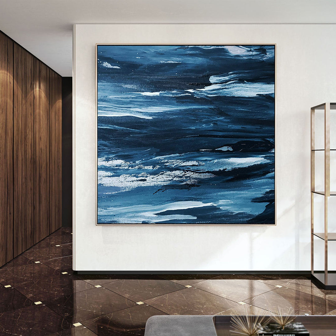 Afloat | Handmade Canvas Painting | Abstract Art