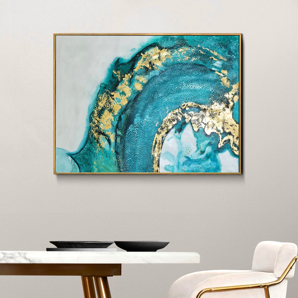 Green Gold | Handmade Painting