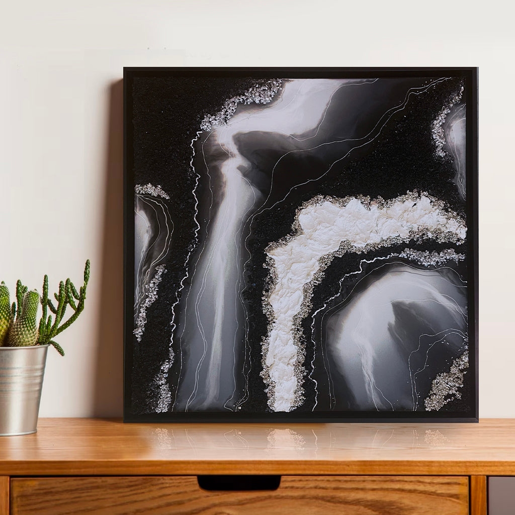 Black Lake | Handmade Resin Art