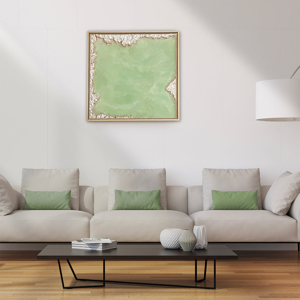 Green Ocean | Handmade Resin Art