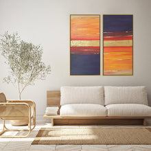Load image into Gallery viewer, Dusk2Dawn | Handmade Canvas Paintings | Set of 2
