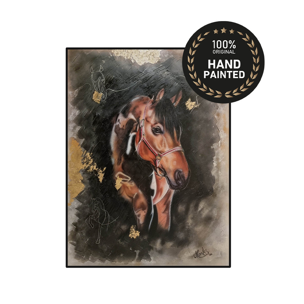 Bronco | Handmade Canvas Painting