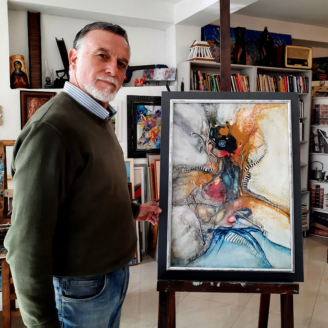 If Only Time Does Not Exist | Abstract Painting