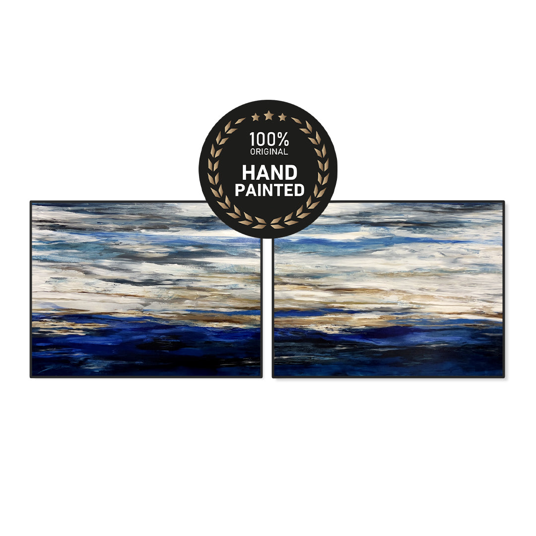 Sea Storm | Set of 2 Paintings
