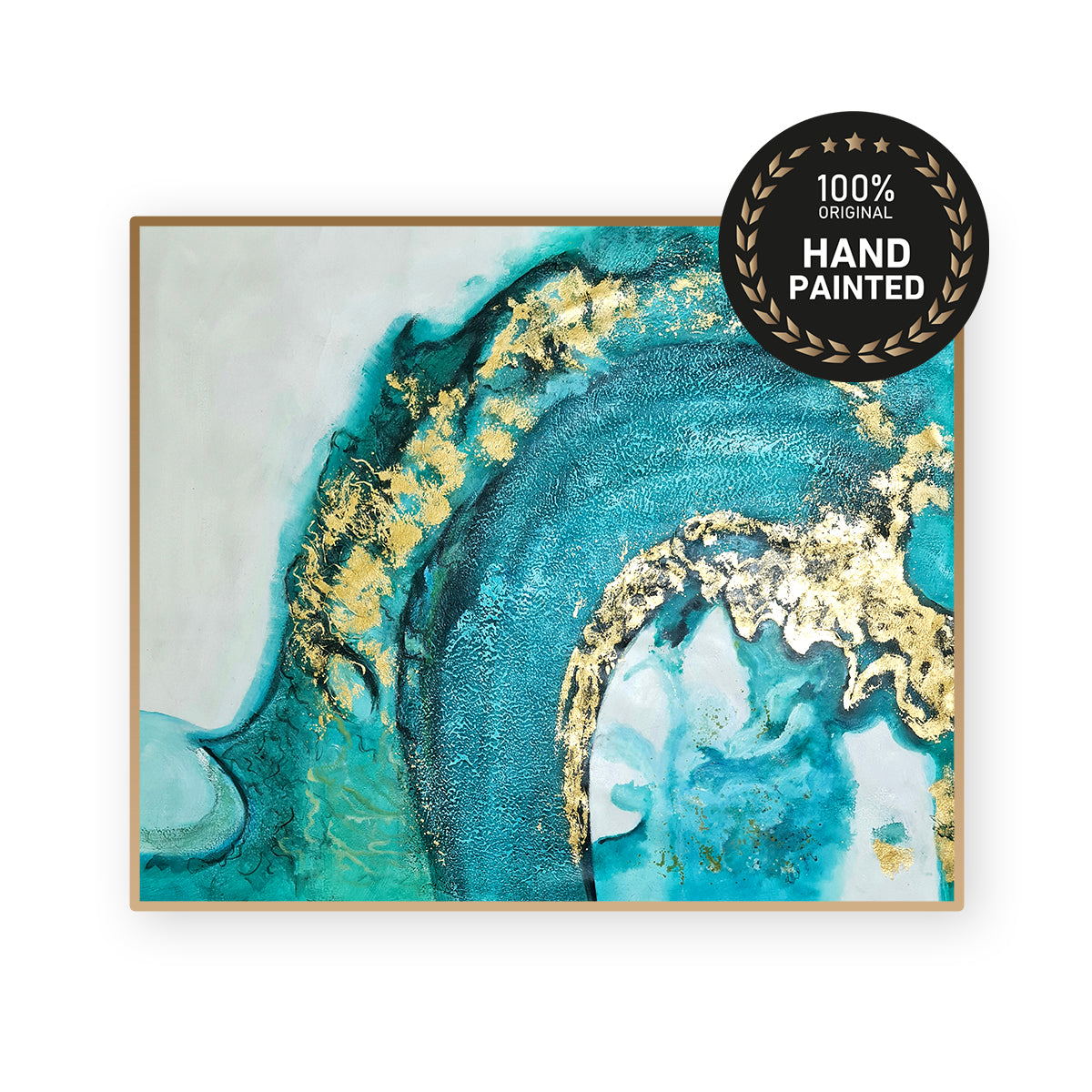 Green Gold | Handmade Painting