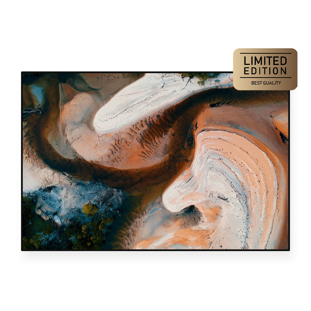 Sandstone Ripple | Printed Canvas Art