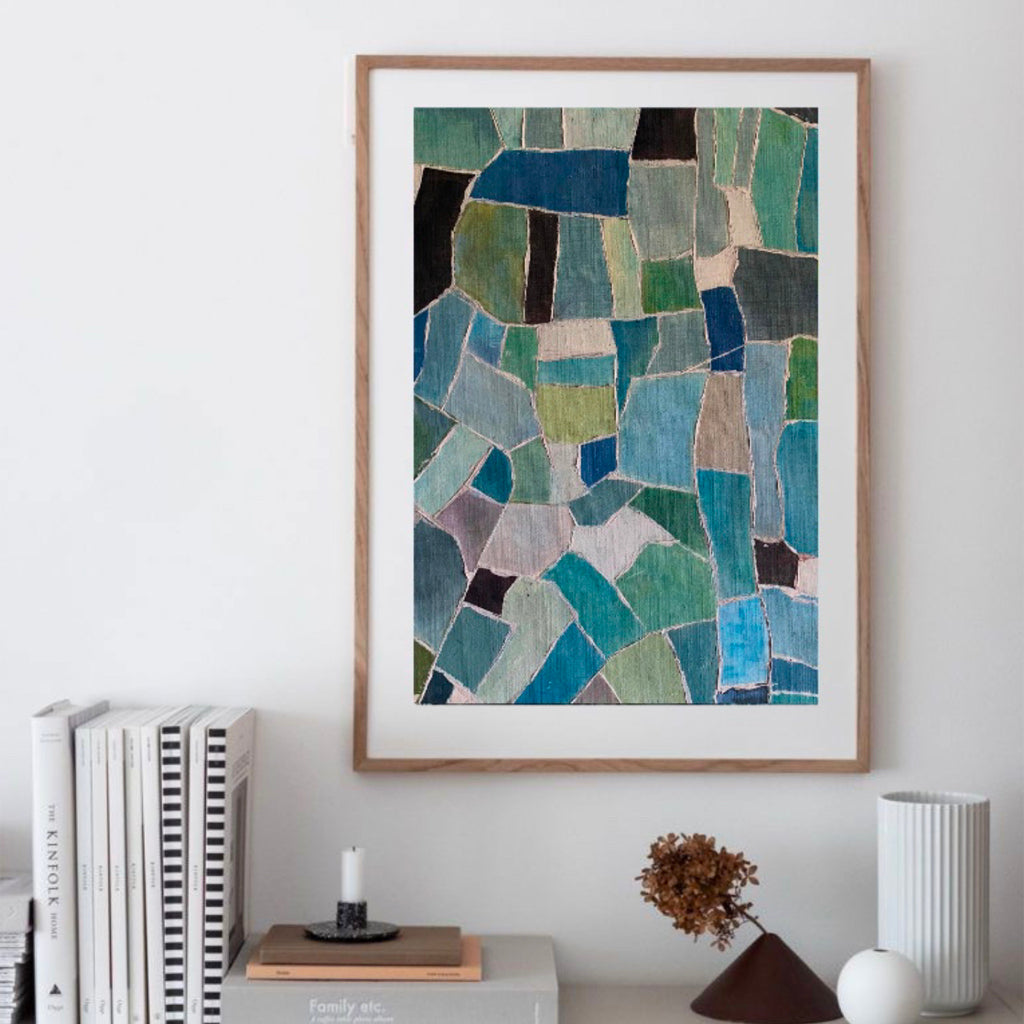 Rice Fields | Handmade Abstract Art