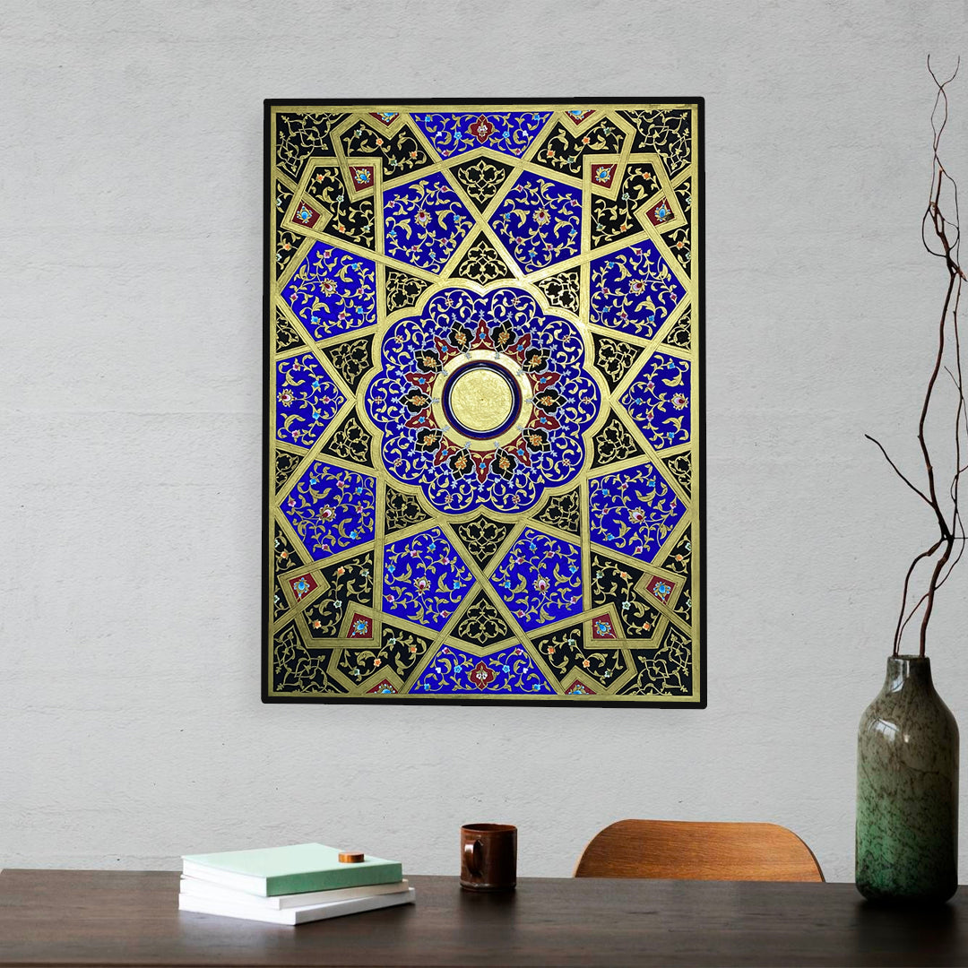 Euphoria | Canvas Painting with 23 Carat Gold from Germany