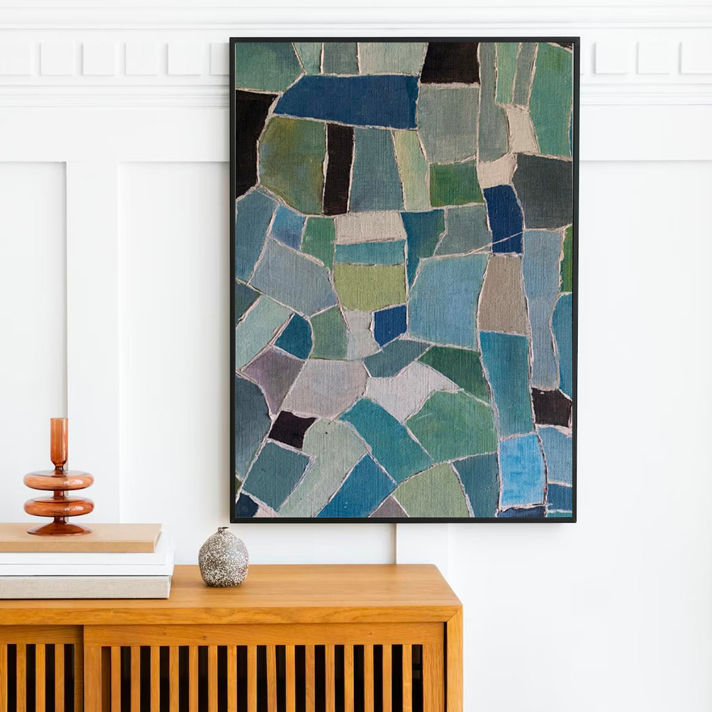 Rice Fields | Handmade Abstract Art