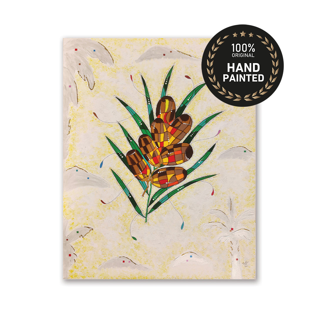 Dates: National Fruit | Handmade Canvas Painting