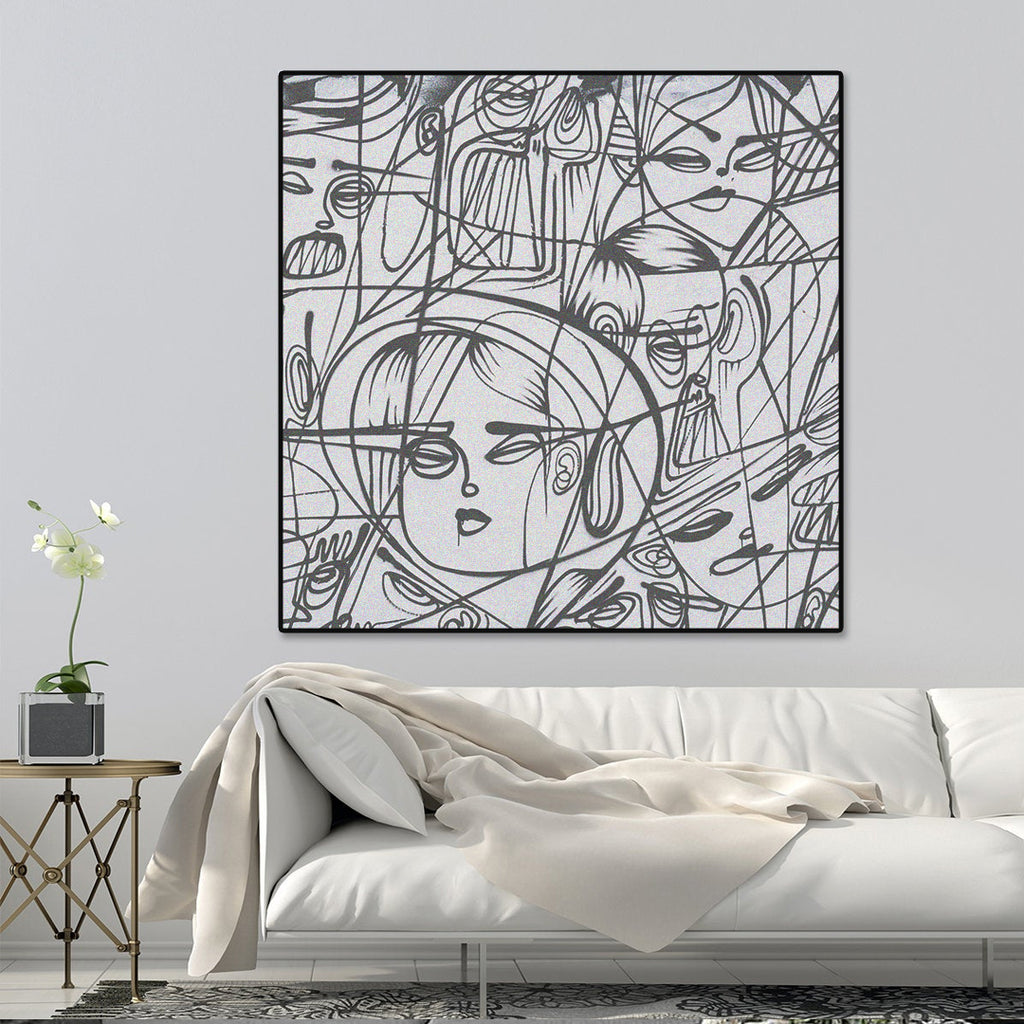 Scribbled Emotions | Printed Canvas Art