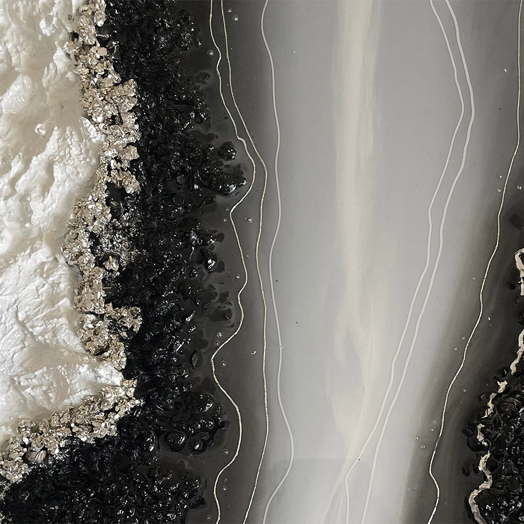 Black Lake | Handmade Resin Art