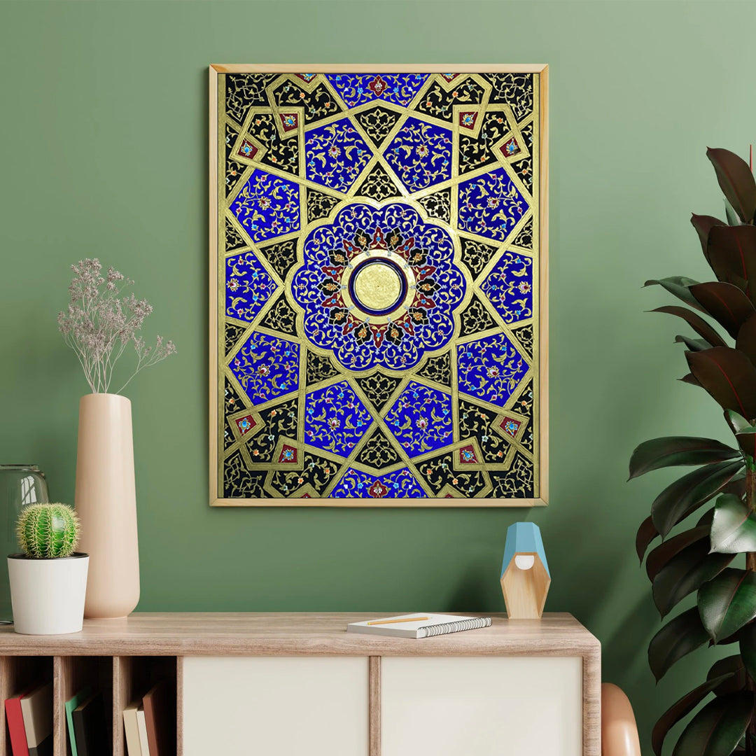 Euphoria | Canvas Painting with 23 Carat Gold from Germany