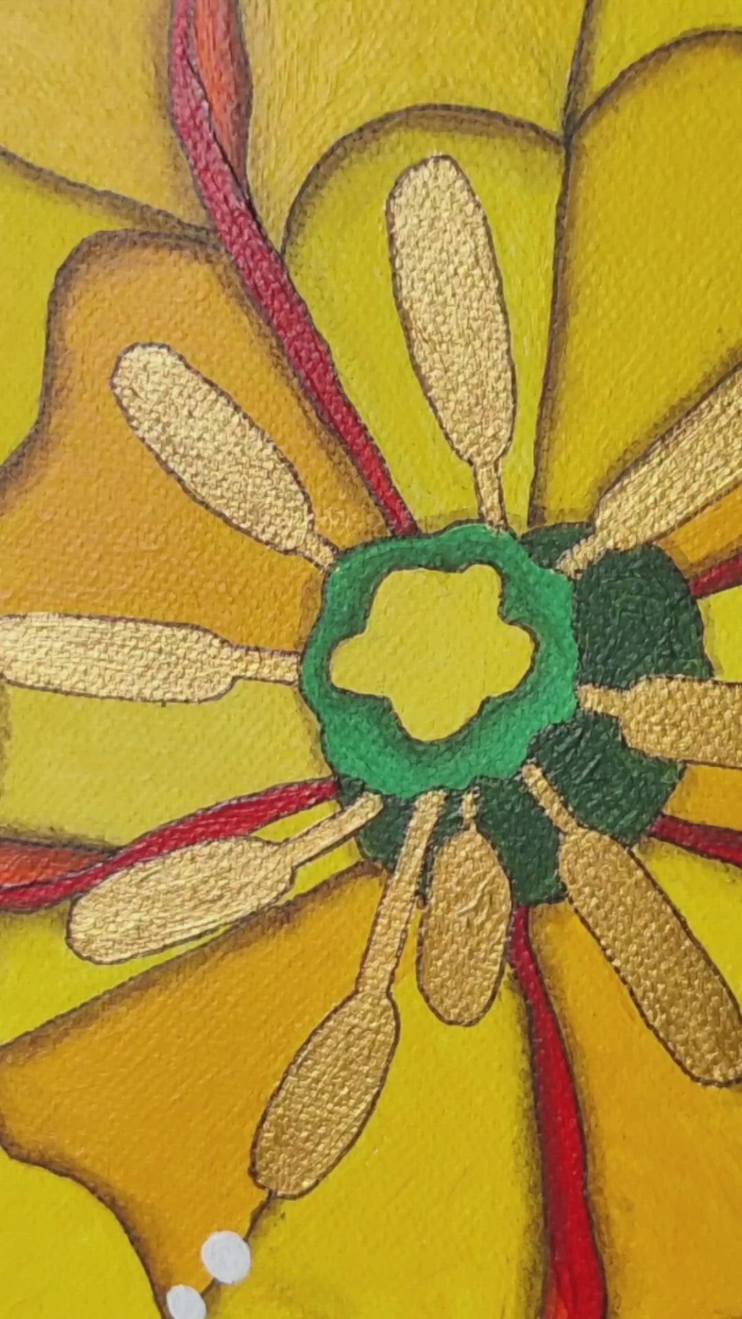 Tribulus | Handmade Canvas Painting