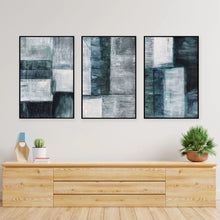 Load image into Gallery viewer, Miss | Handmade Canvas Painting | Set of 3 paintings
