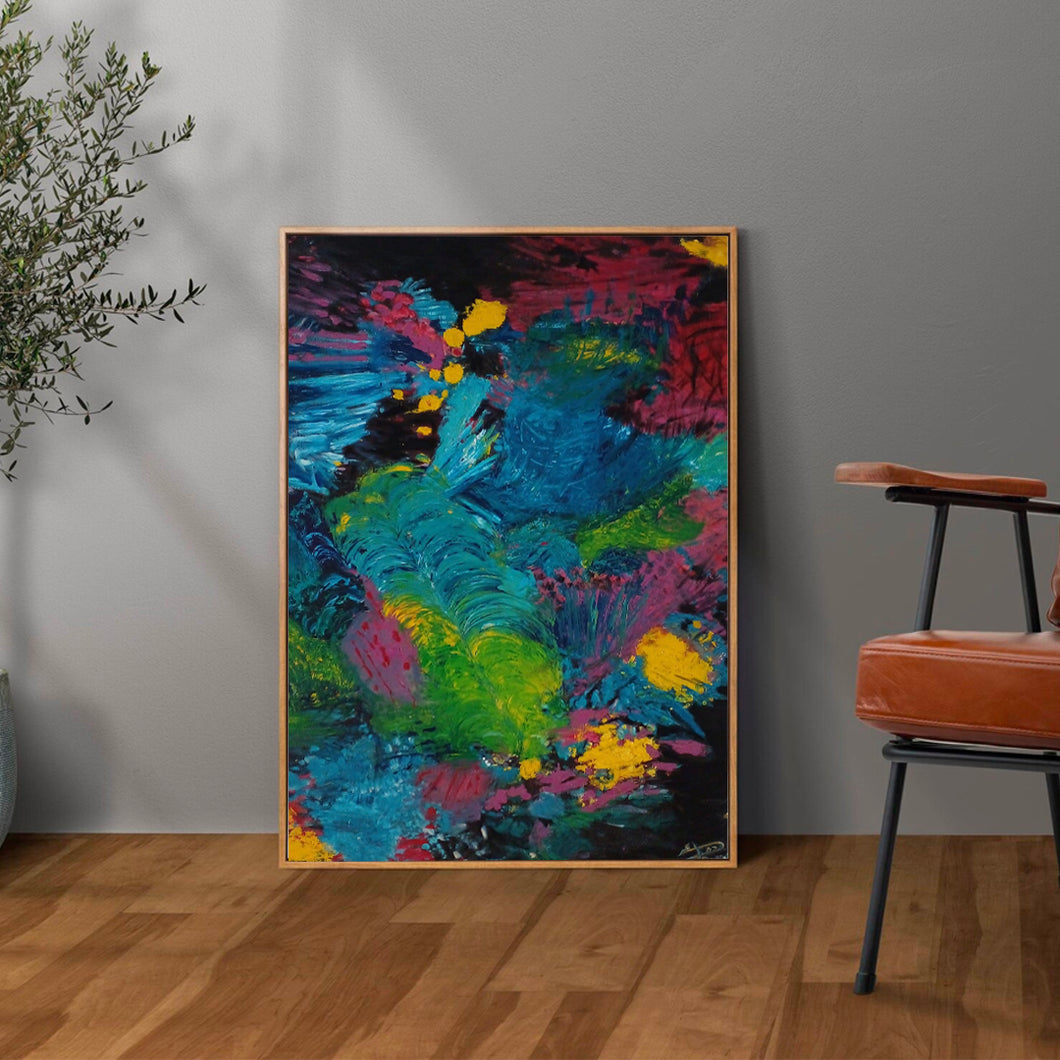 Natural Colours  | Handmade Abstract Painting