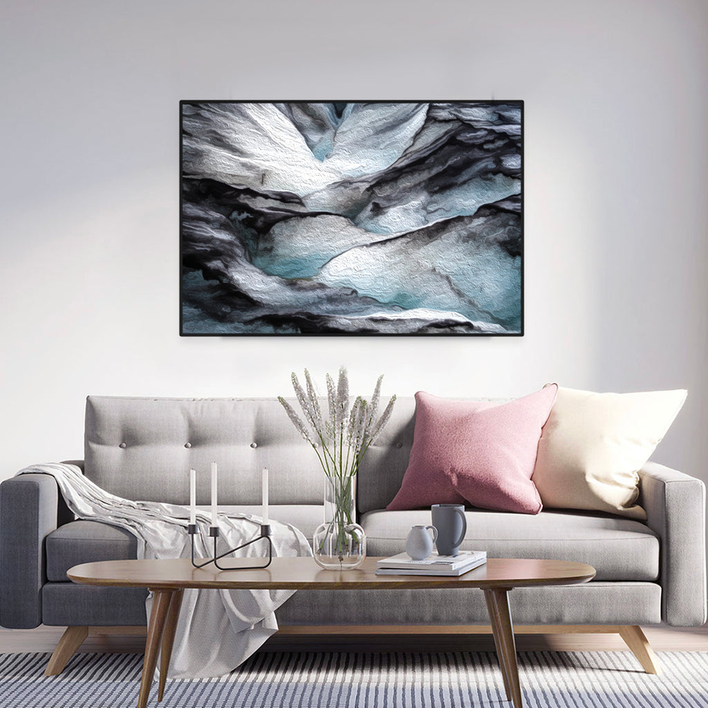 Crevasse | Augmented Reality Artwork | Printed Canvas Art