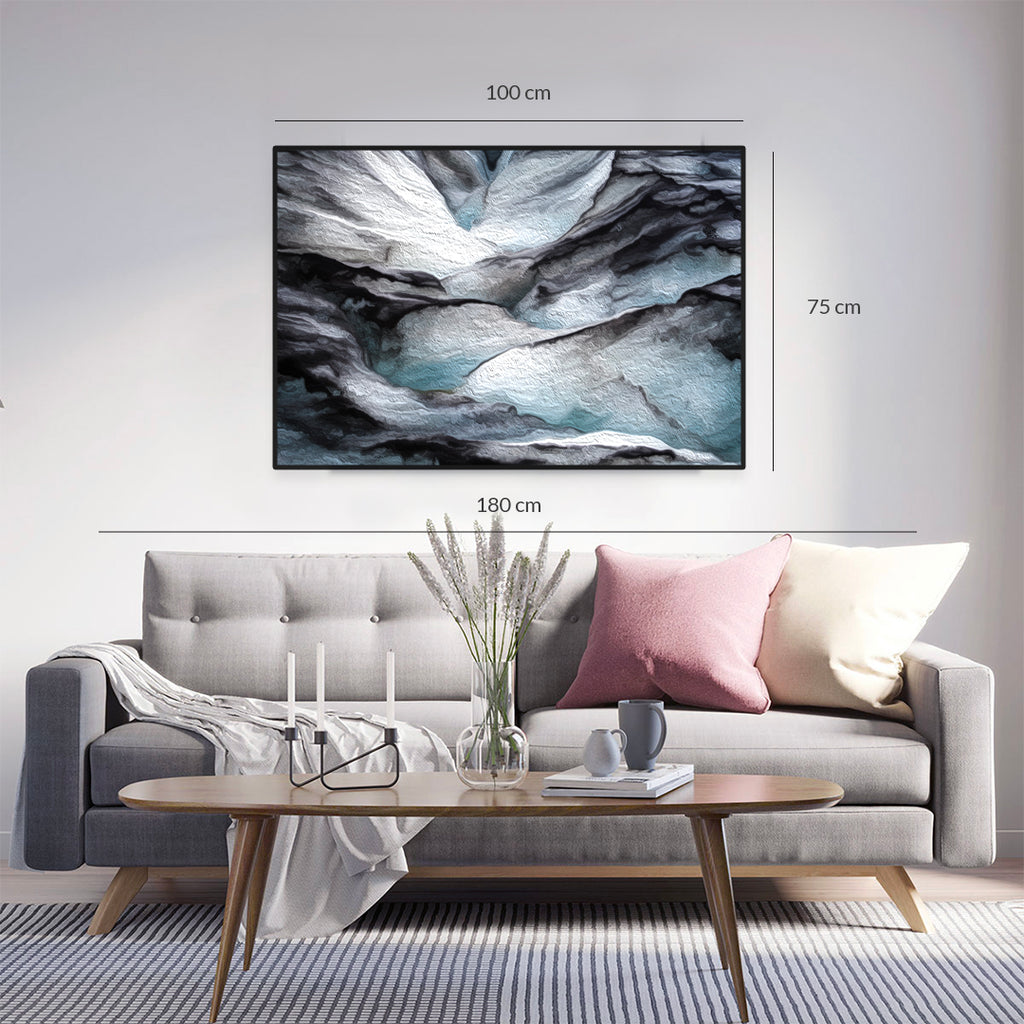 Crevasse | Augmented Reality Artwork | Printed Canvas Art