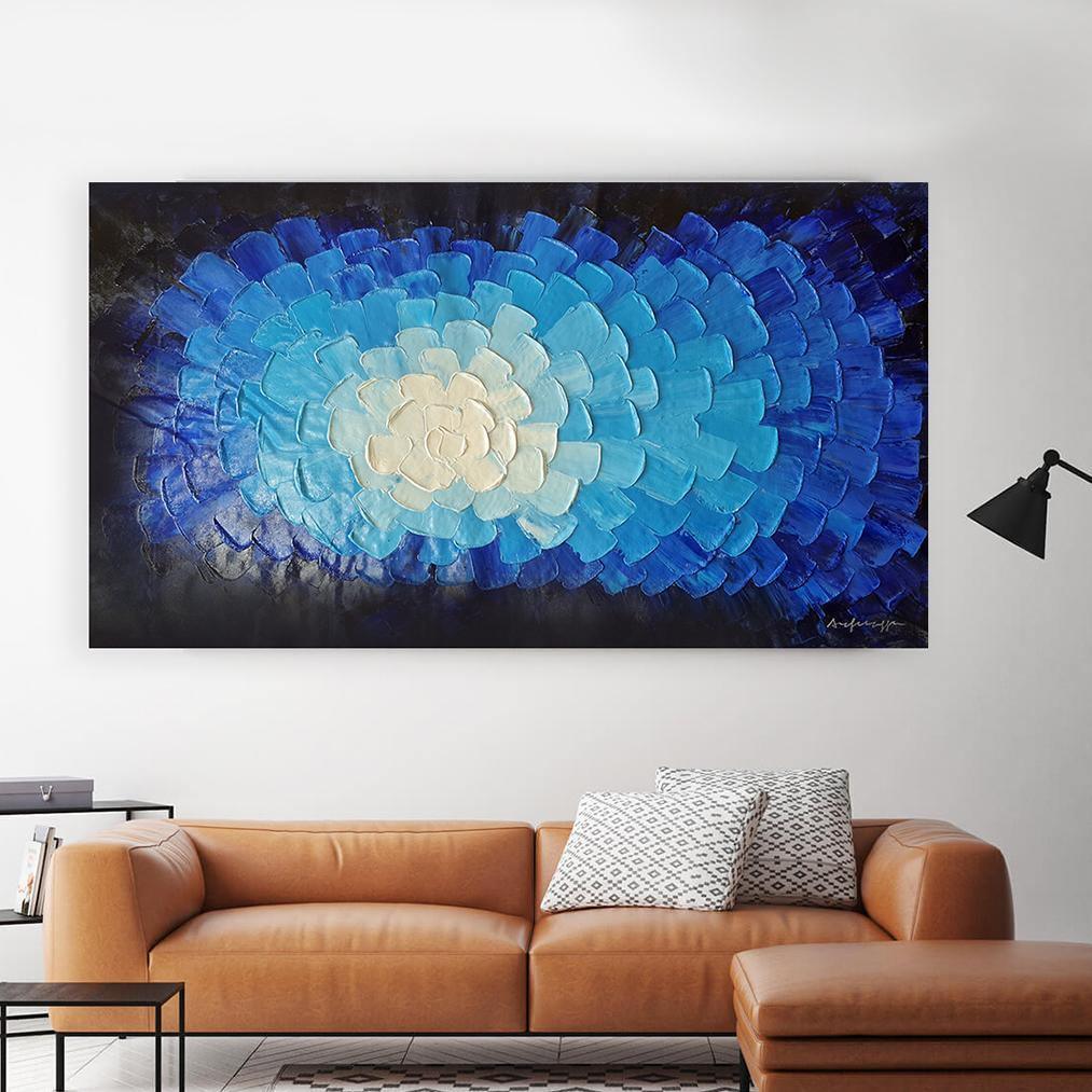 crescendo abstract painting dubai large handmade textured canvas in neutral tones for modern living room wall art