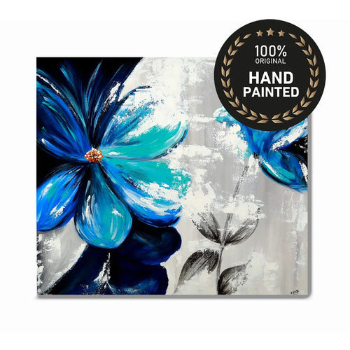 Framed abstract painting
